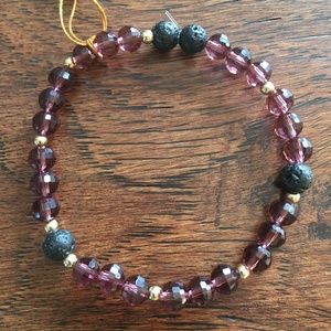 Handmade Essential Oil Bracelet Lava Beads